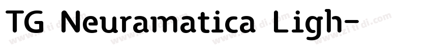 TG Neuramatica Ligh字体转换